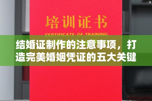 陇南结婚证制作的注意事项，打造完美婚姻凭证的五大关键点